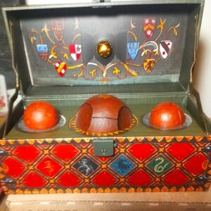 Harry Potter Collectible Quidditch set with poster in like new condition.